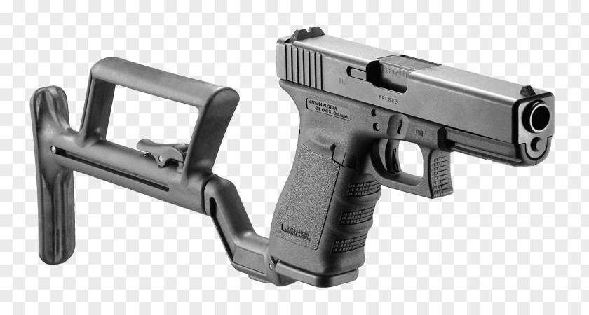 Glock 17 Stock GLOCK Firearm Pistol PNG