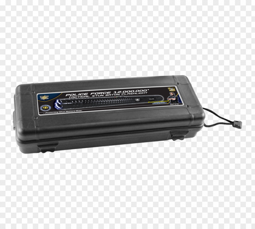 Police Battery Charger Electroshock Weapon AC Adapter Baton PNG