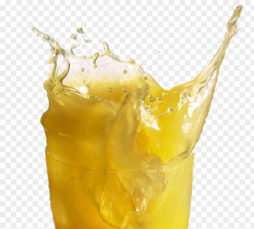 Spilled Fruit Juice Orange Fuzzy Navel Harvey Wallbanger Drink PNG