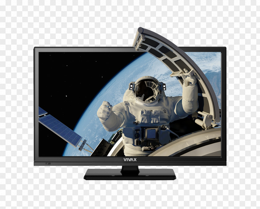 Astronaut LCD Television Light Set PNG