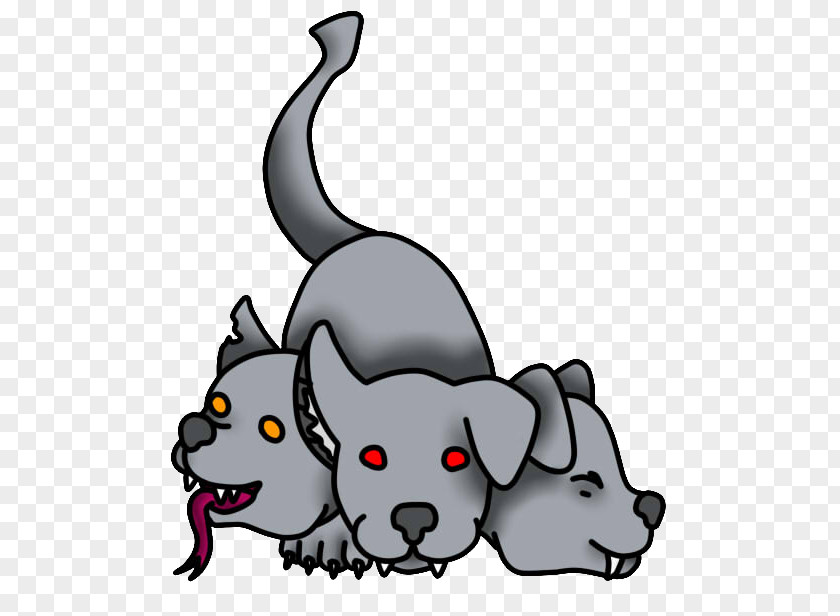 Baby Cartoon Dog Whiskers Hades Puppy Cerberus PNG