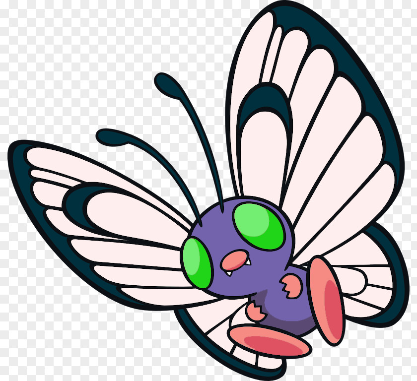 Butterfree Pokémon Crystal Sun And Moon Caterpie PNG