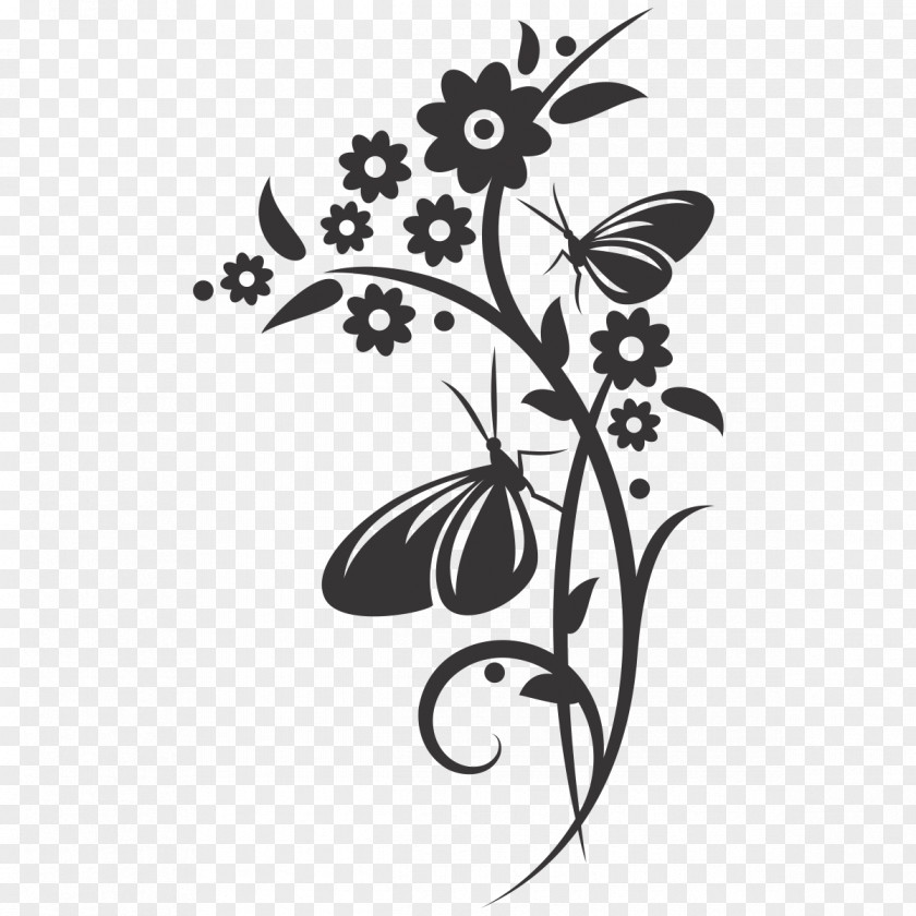 Flower Wall Decal Sticker Paper Printing PNG