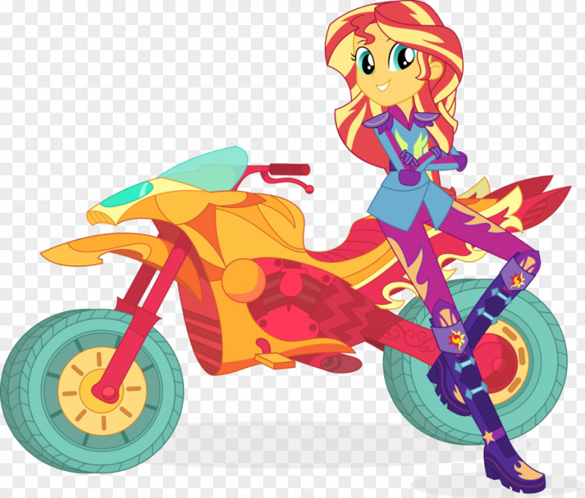 Motocross Vector Sunset Shimmer Applejack My Little Pony: Equestria Girls Pinkie Pie PNG