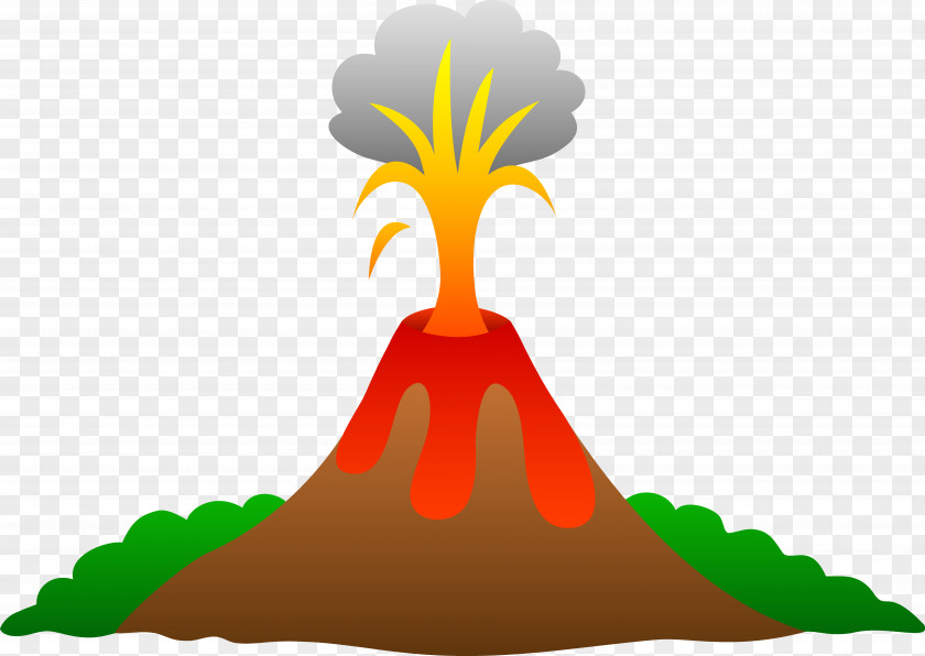 Volcano Transparent Background Lava Animation Clip Art PNG