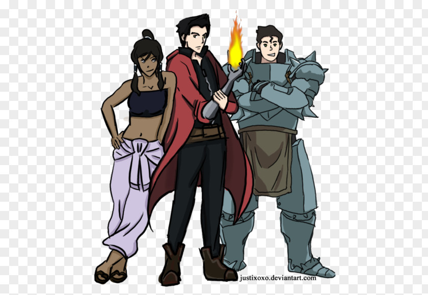 Korra Asami Sato Alphonse Elric Fullmetal Alchemist And The Broken Angel PNG