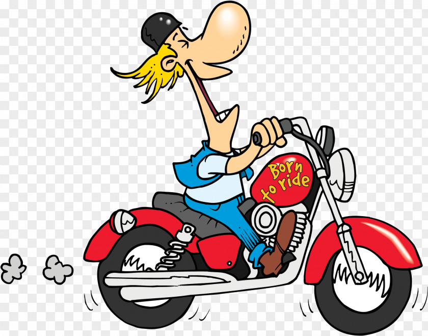 Motorcycle Cartoon Harley-Davidson Drawing Clip Art PNG