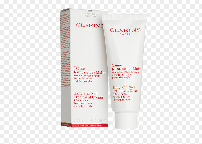 Nail Clarins Hand And Treatment Cream Lotion PNG