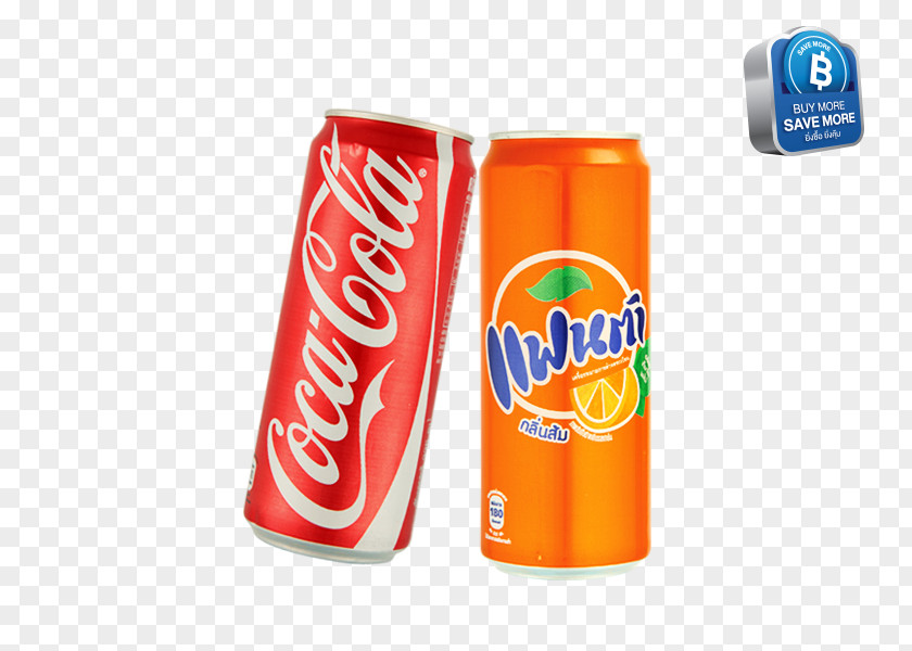 Thailand Fizzy Drinks Coca-Cola Sprite Fanta PNG