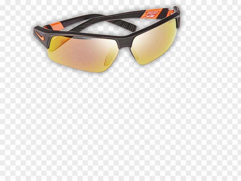 Eye Glass Accessory Orange Sunglasses Cartoon PNG