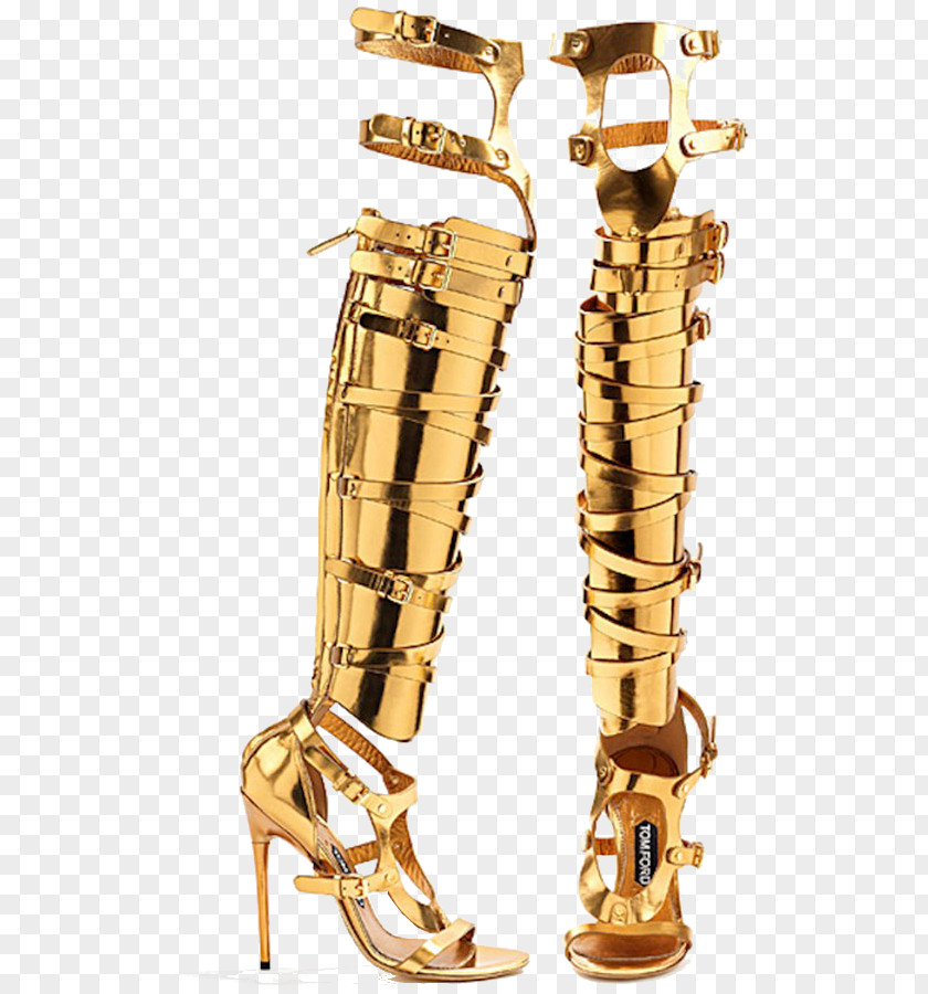 Gold Kd Shoes 2014 Knee-high Boot Sandal High-heeled Shoe Thigh-high Boots PNG