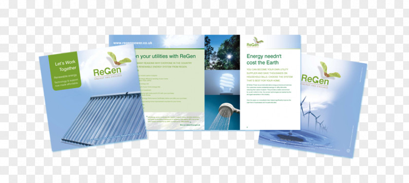Water Power Organization Brand Brochure PNG