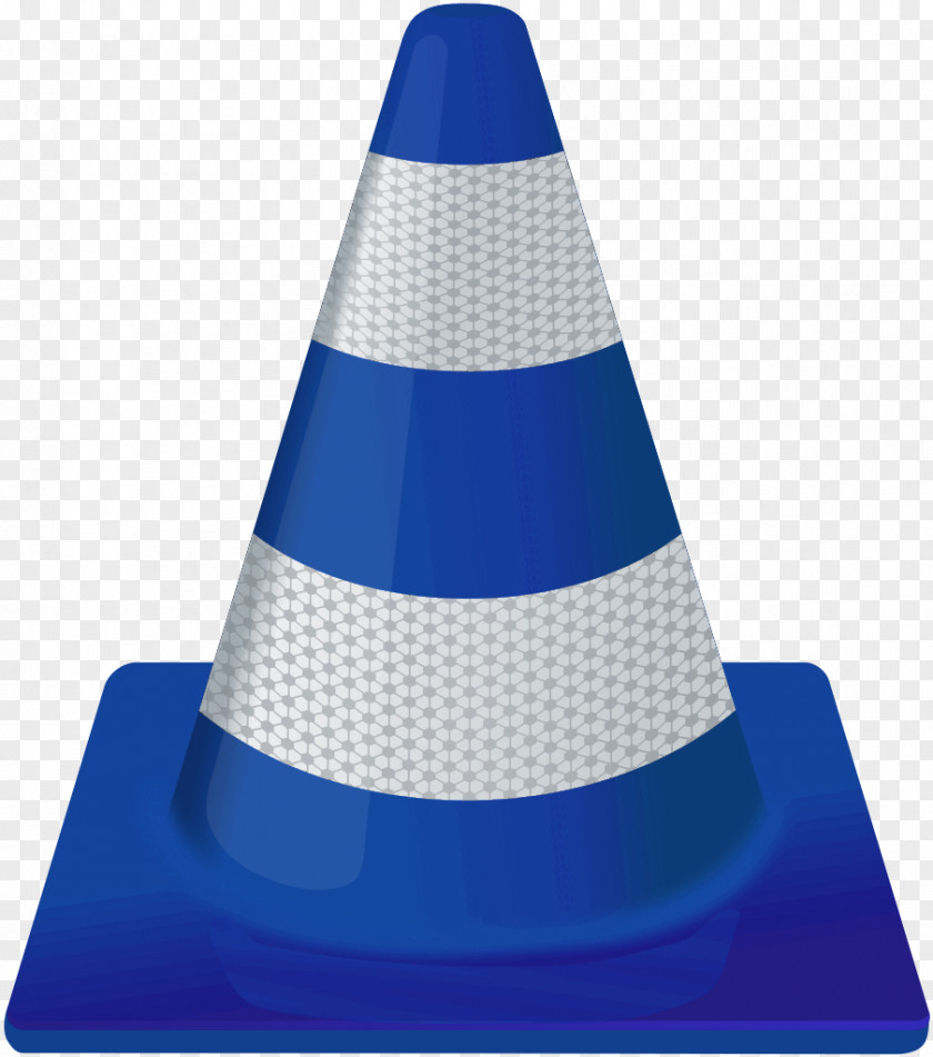 Blue Parking Cones VLC Media Player Windows Mpv PNG