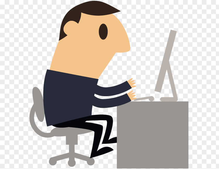 Cartoon Computer Business YouTube Organization Clip Art PNG