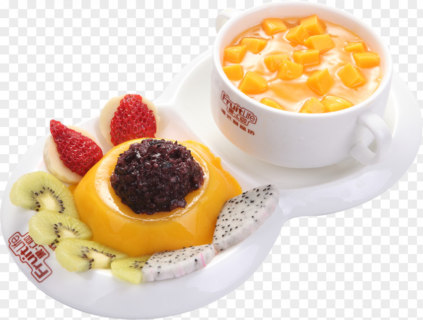 Mix Fruit Pudding Panna Cotta Vegetarian Cuisine Dessert PNG