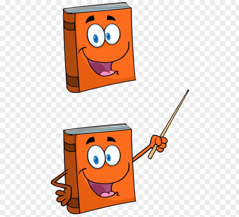 Orange Book Cartoon Royalty-free Clip Art PNG