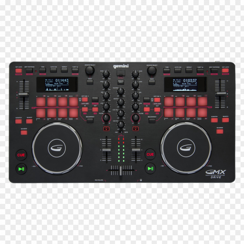 USB Gemini GMX Disc Jockey DJ Controller Google Drive Mail PNG