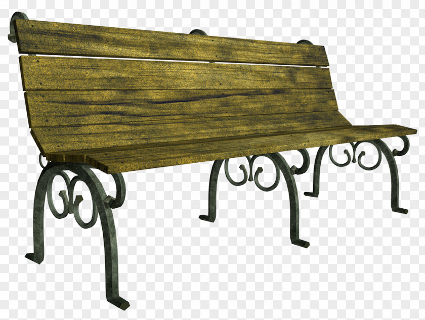 Bench Table Chair Furniture Clip Art PNG