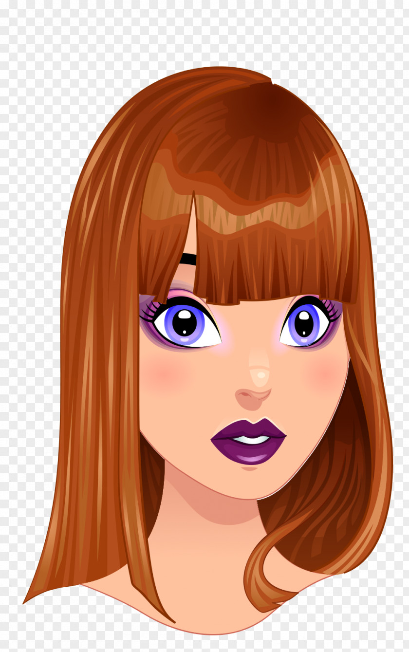 Cartoon Hair Beauty Drawing Capelli Illustration PNG