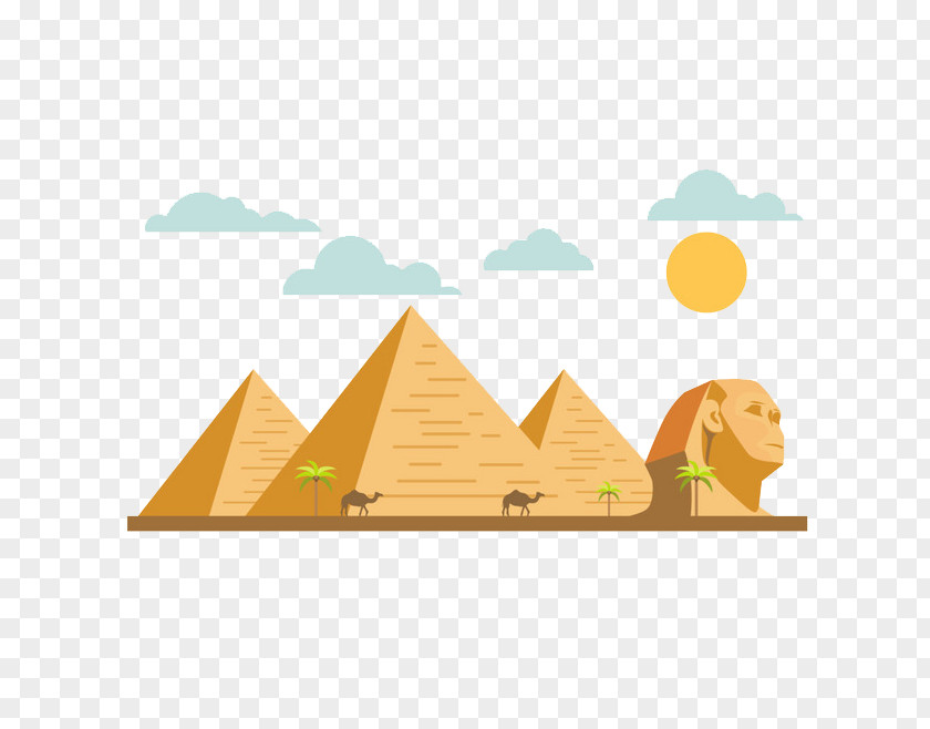 Cartoon Pyramid PNG