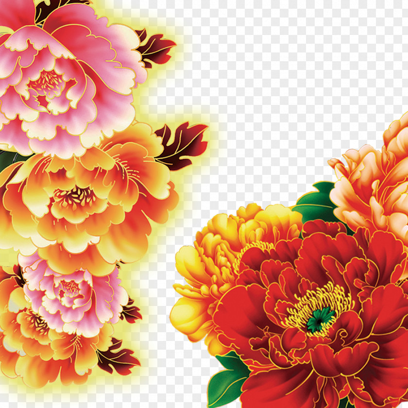 Peony Floral Design Malus Spectabilis PNG