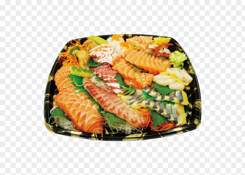 Snapper Sashimi California Roll Sushi Seafood Dish PNG