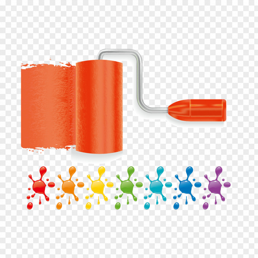 Vector Decoration Tools And Paint Painting Color Brush PNG