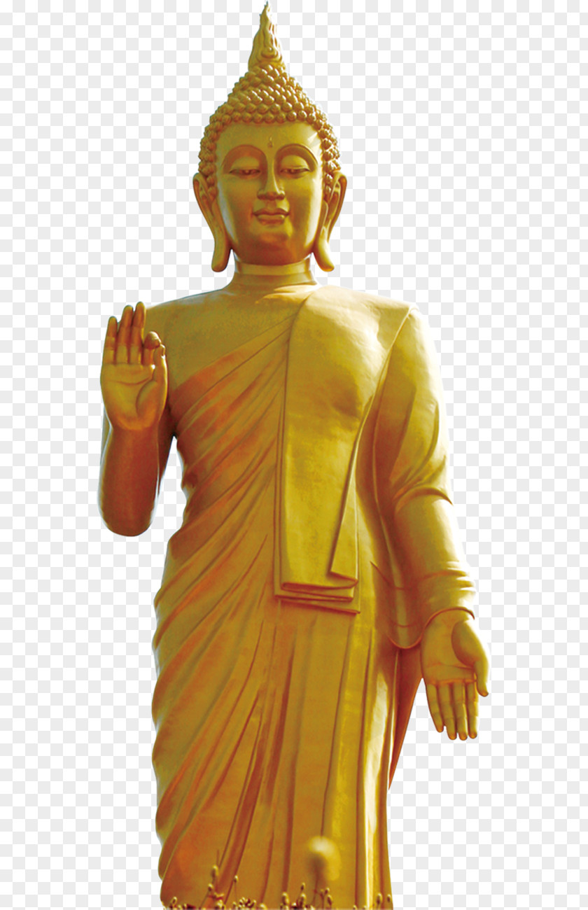 Golden Buddha Grand At Ling Shan Gautama Standing Daibutsu PNG