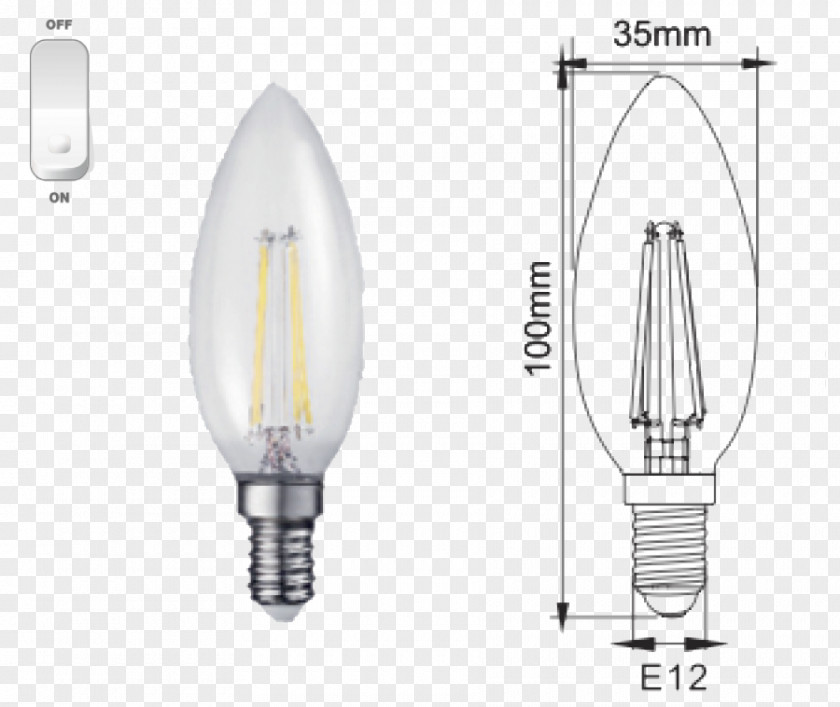 Light Incandescent Bulb Edison Screw Lighting PNG