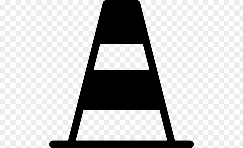 Line Traffic Cone Sign PNG