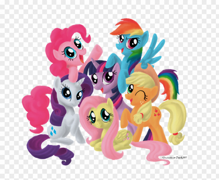 My Little Pony Rainbow Dash Twilight Sparkle Applejack Pinkie Pie PNG