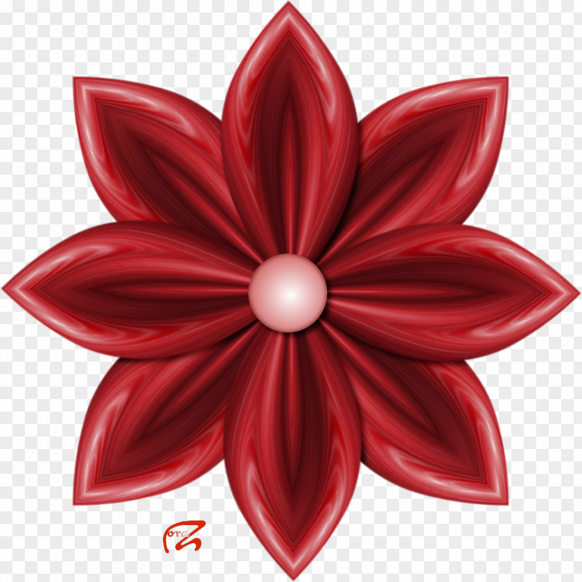 Red Flower Symbol Royalty-free PNG