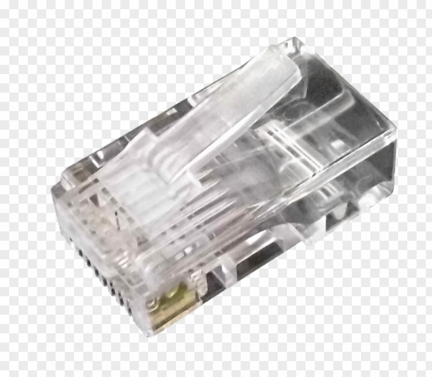 Rj45 Electronic Component 8P8C Twisted Pair Category 5 Cable Registered Jack PNG
