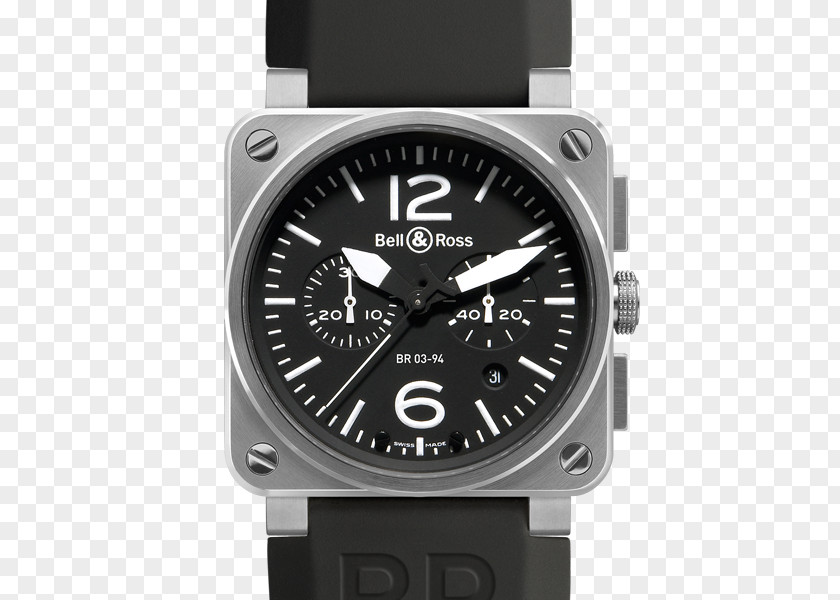 Watch Chronograph Bell & Ross, Inc. Retail PNG