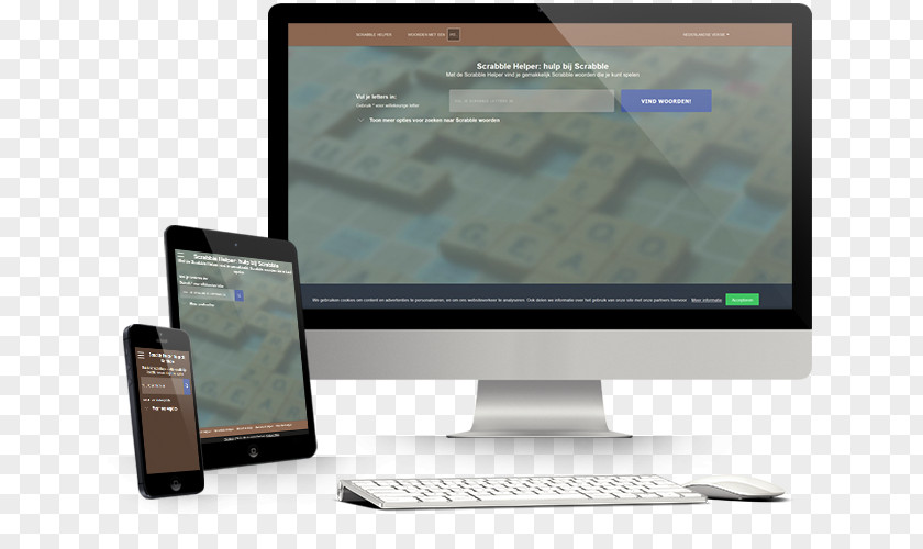 Word Computer Monitors Scrabble Wordfeud Game PNG