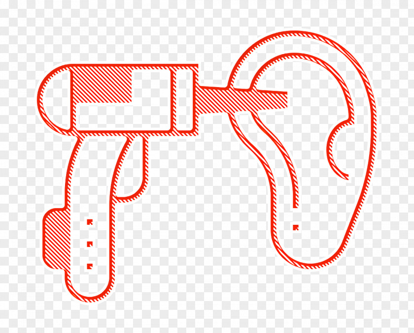 Ear Icon Otoscope Health Checkup PNG