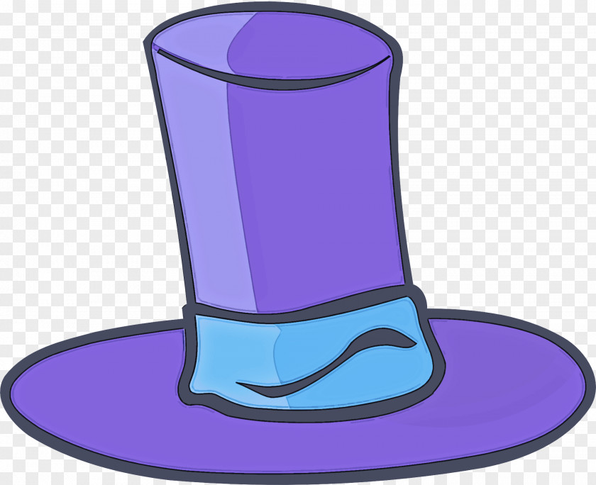 Hat Costume Purple Violet Cylinder Accessory Headgear PNG