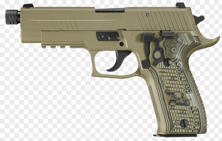 Sig Sauer SIG P226 9×19mm Parabellum Holding Firearm PNG
