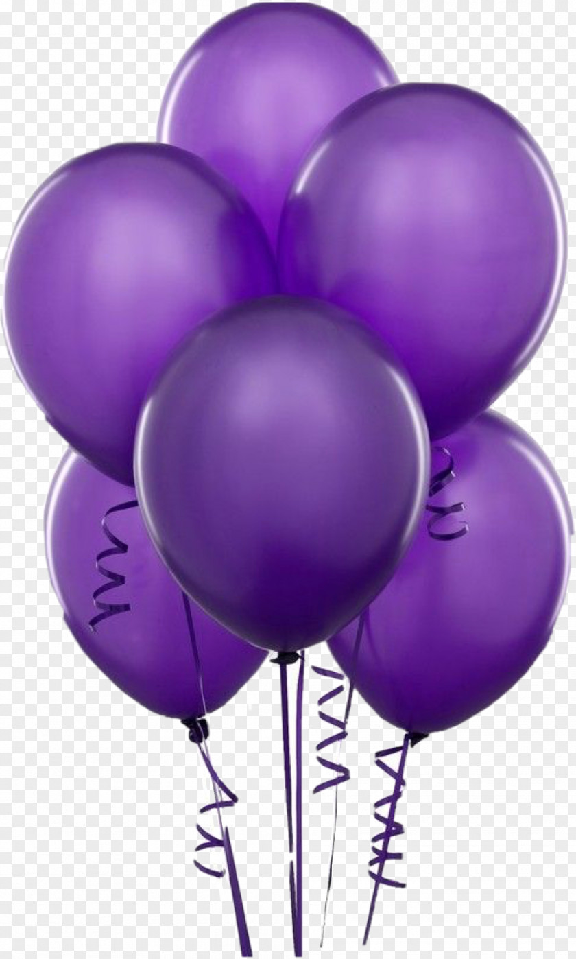 Balloon Latex Balloons Purple Color Party PNG
