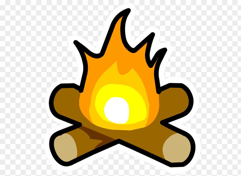 Campfire Club Penguin Island Bonfire Clip Art PNG