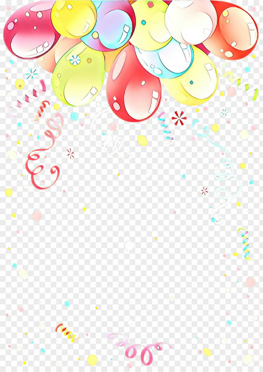 Heart Party Supply Balloon Confetti Clip Art Pattern PNG