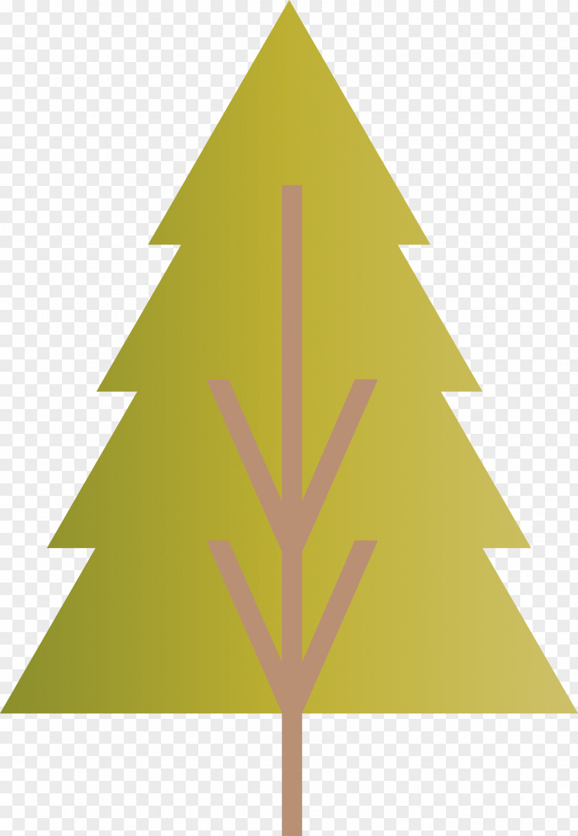 Simple Christmas Tree PNG