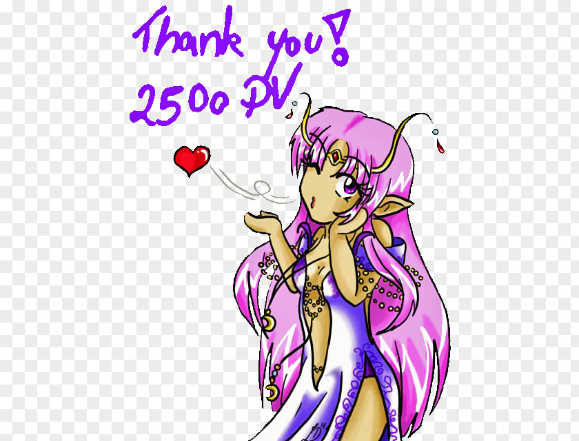 Thank You Very Much! Fairy Graphic Design Pink M Clip Art PNG