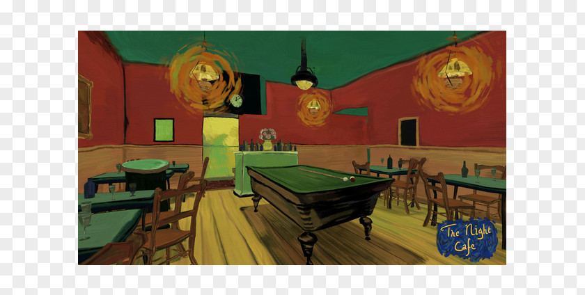 Van Gogh The Night Café Starry Painting Artist PNG