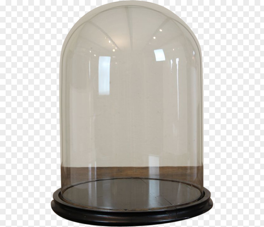 Glass Bell Jar Dome Display Case PNG