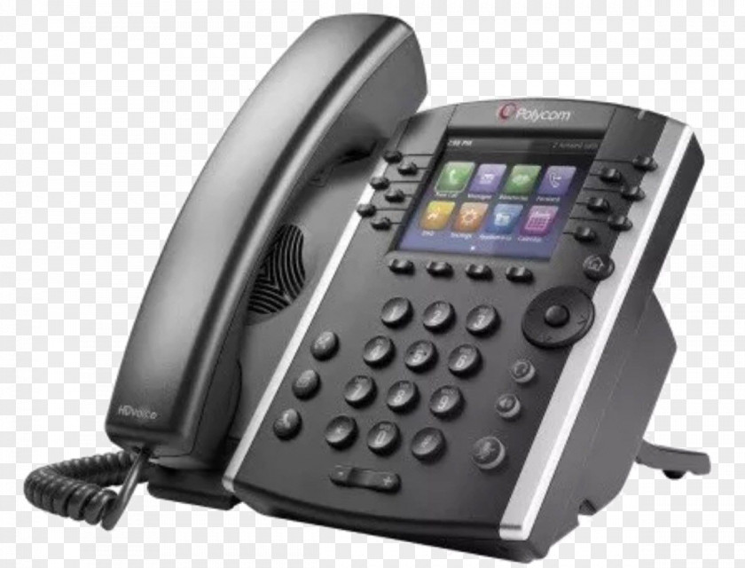 Business Telephone System Polycom VVX 411 VoIP Phone 400 PNG
