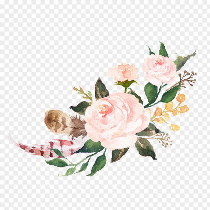 Flower Floral Design Watercolor Painting Pink Flowers Watercolor: PNG