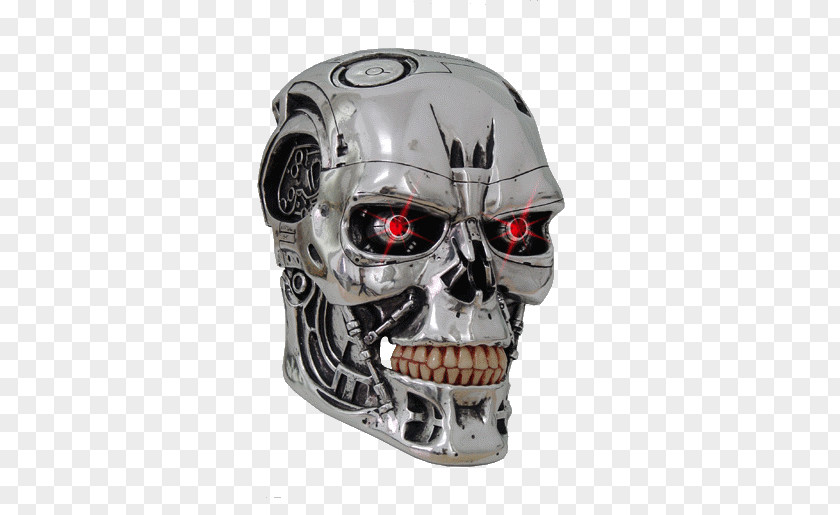 Terminator Skull Head Film PNG