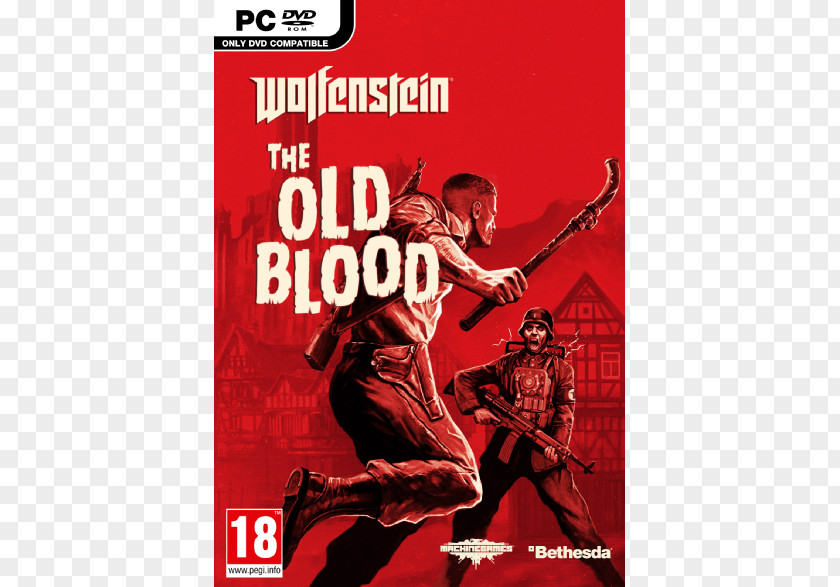 Wolfenstein The Old Blood Wolfenstein: II: New Colossus Bethesda Softworks Video Game First-person Shooter PNG