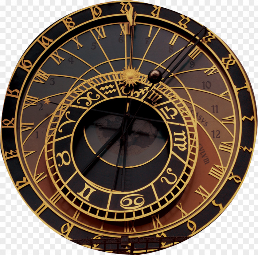 Ancient Clock Color Europe Prague Astronomical Marc Zawel PNG